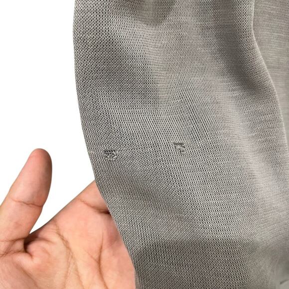 Athleta Criss-Cross Sweatshirt Slate Gray Size Medium - Picture 6 of 6